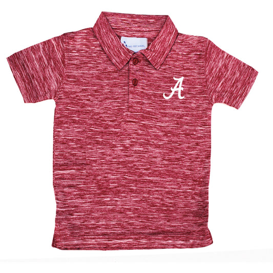 Alabama Spacedye Golf Shirt - Boys