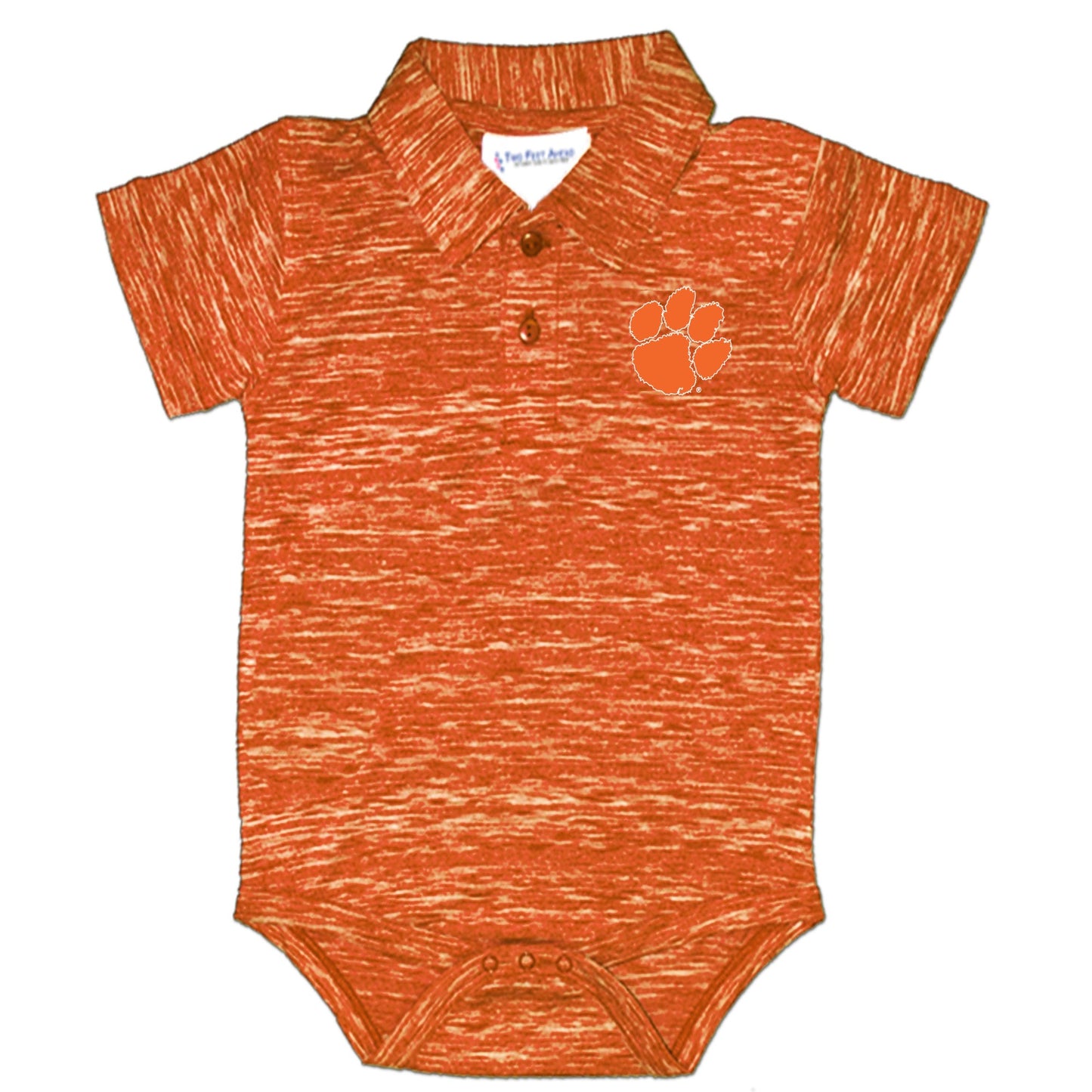 Clemson Spacedye Golf Creeper - Boys