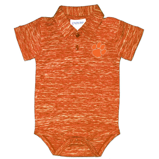 Clemson Spacedye Golf Creeper - Boys