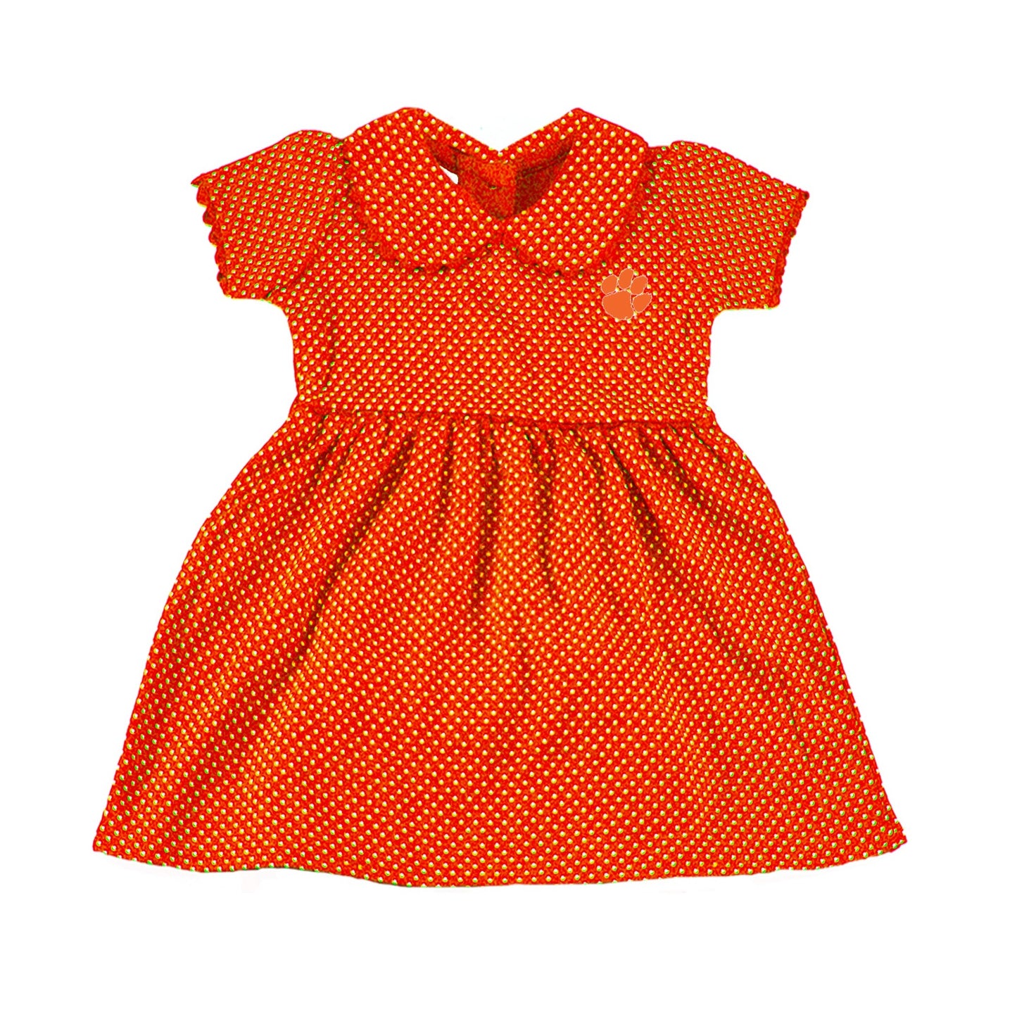 Clemson Girls Peter Pan Dress