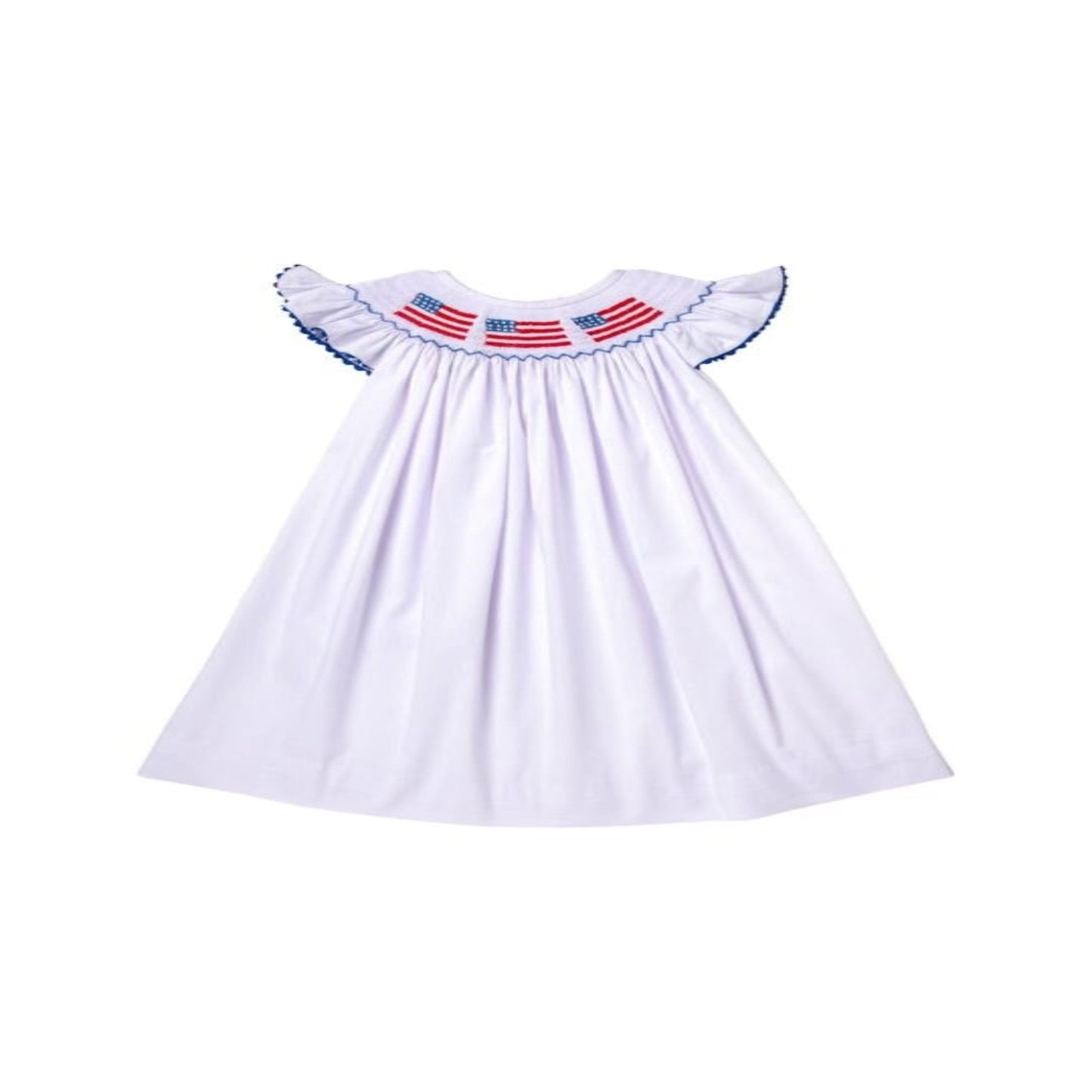 American Flag Dress - White