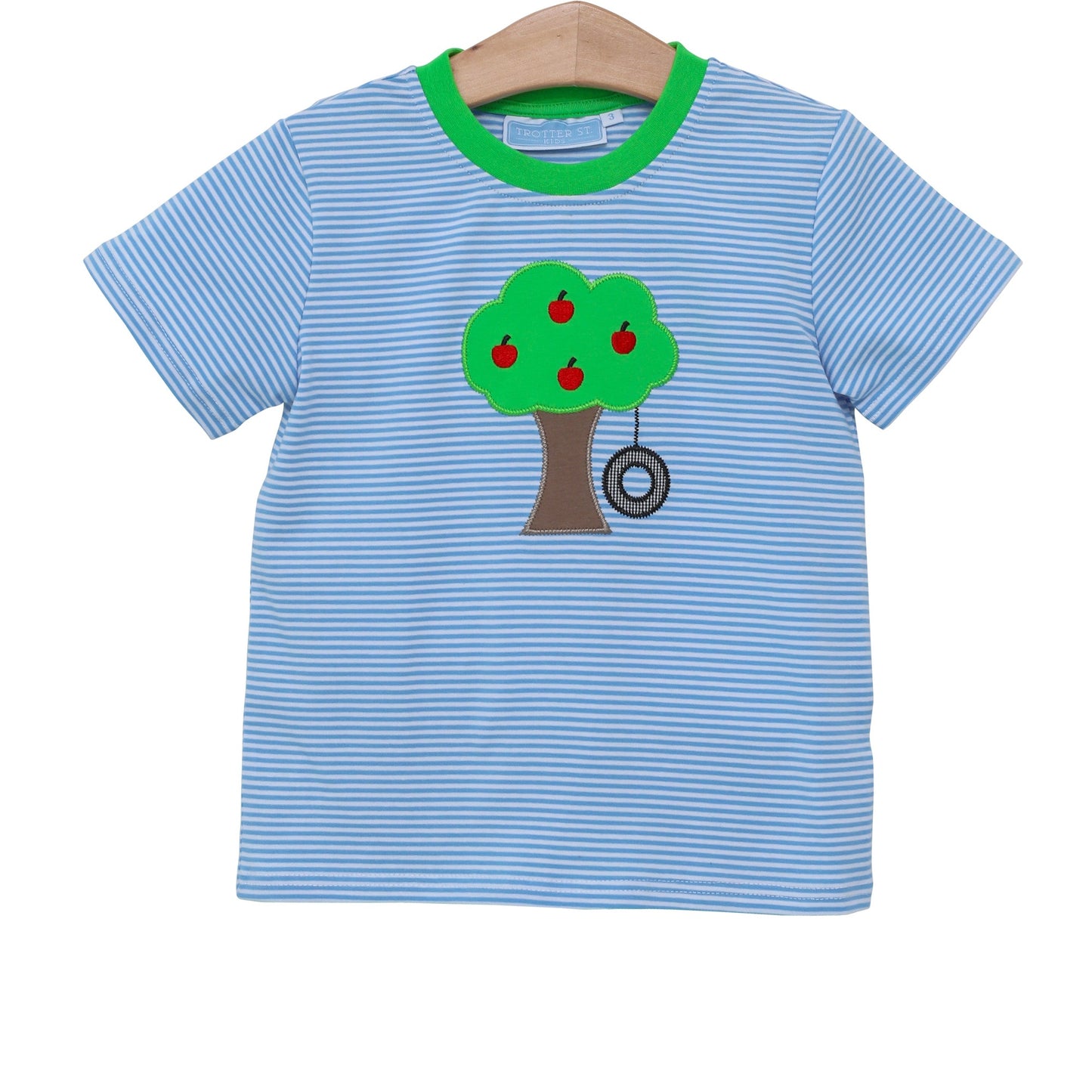 Trotter Street Kids Apple Tree & Tire Swing Shirt