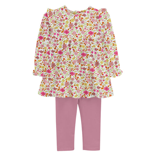 Baby Club Chic Blossom in Fall Blouse & Leggings Set