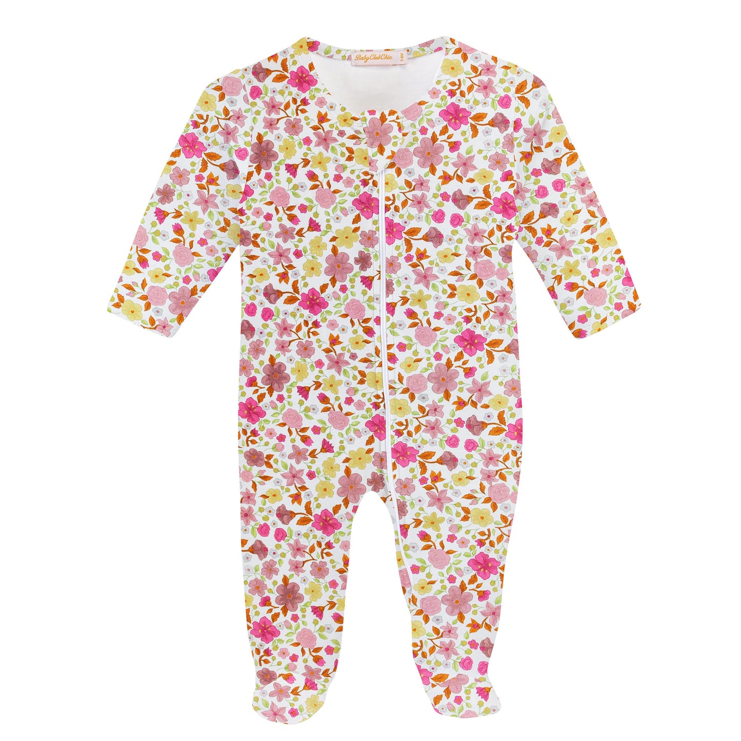 Baby Club Chic Blossom in Fall Zipped Footie