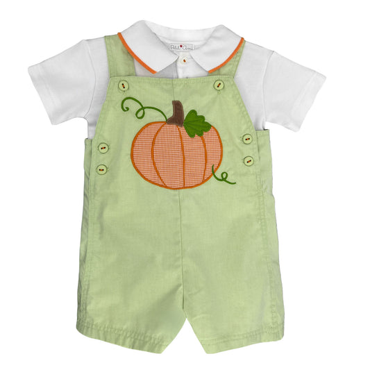 Petit Ami Pumpkin Shortall - Boys