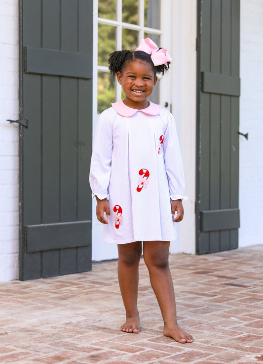 Trotter Street Kids Candy Cane Dress