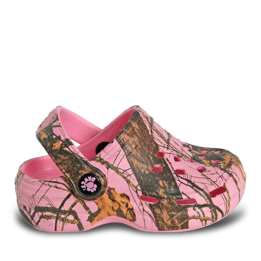 Mossy Oak Beach DAWGS Clogs - Breakup Infinity Pink