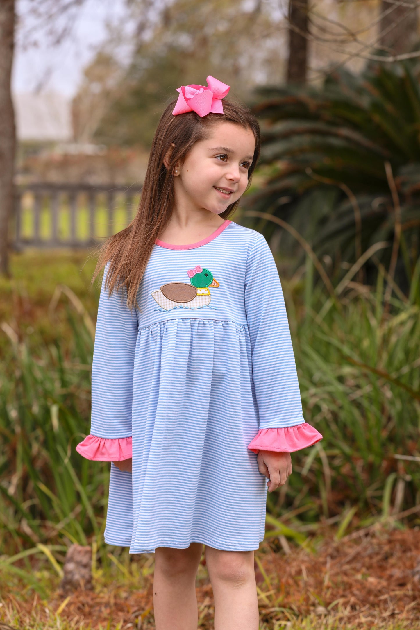 Trotter Street Kids Duck Applique Dress