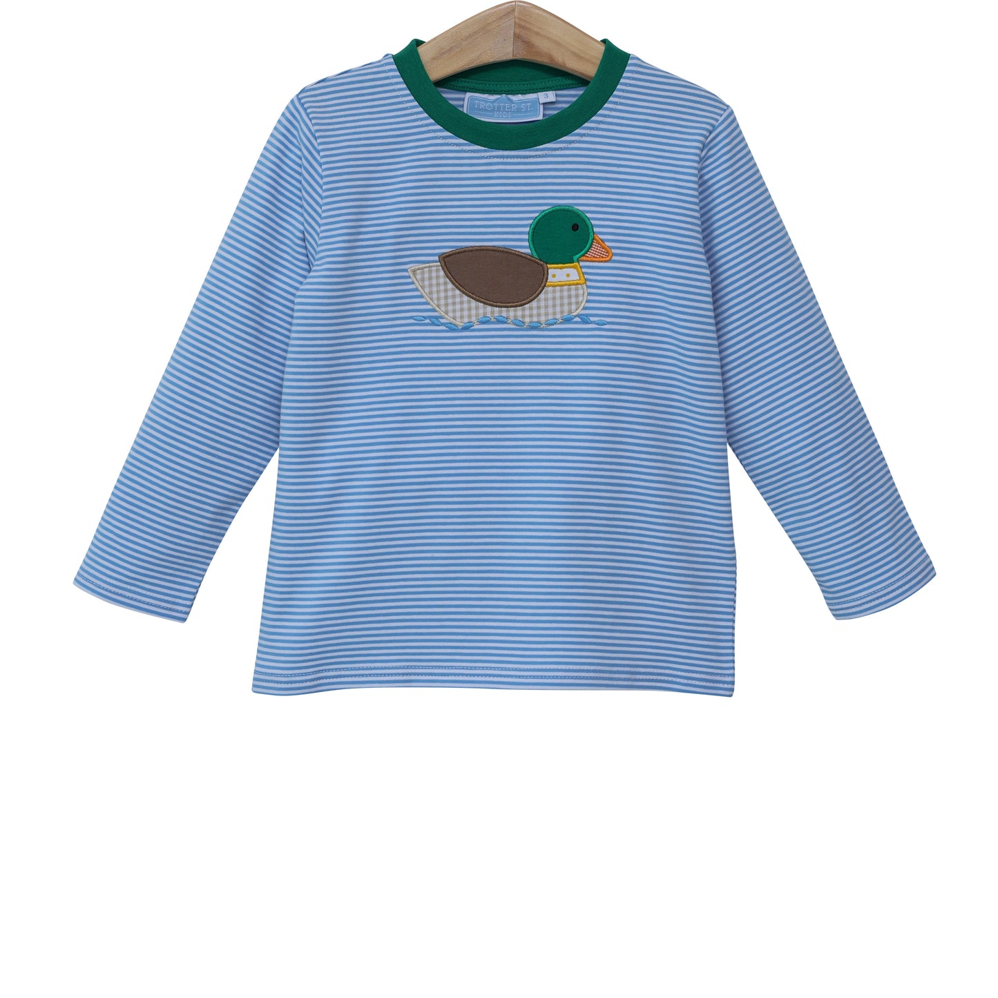 Trotter Street Kids Duck Applique Shirt