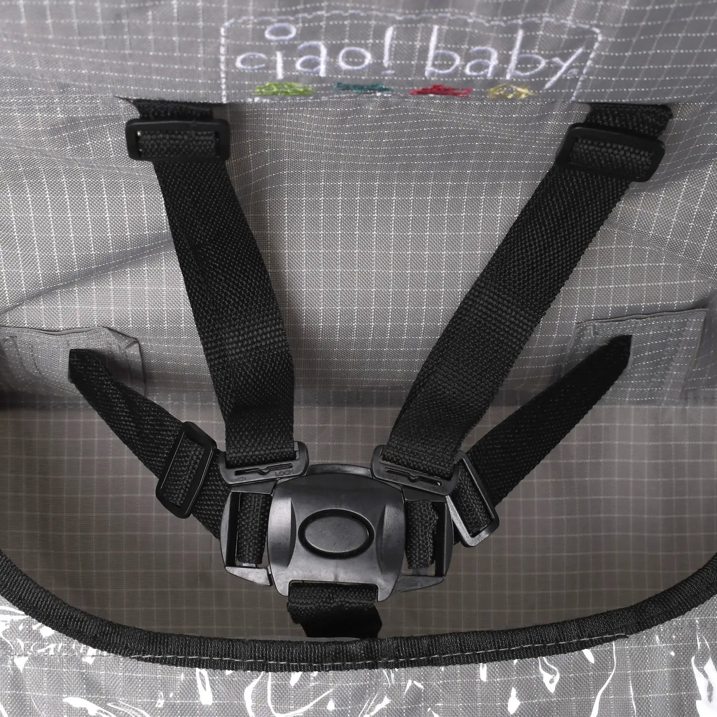 Baby Grey Check Highchair