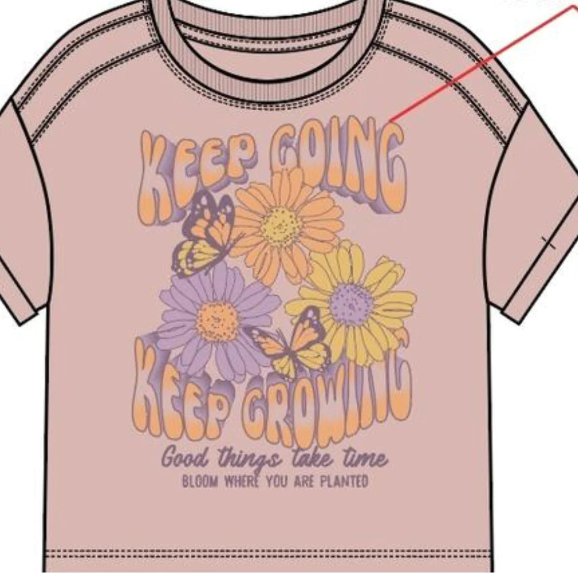 Keep Going Keep Growing Tee