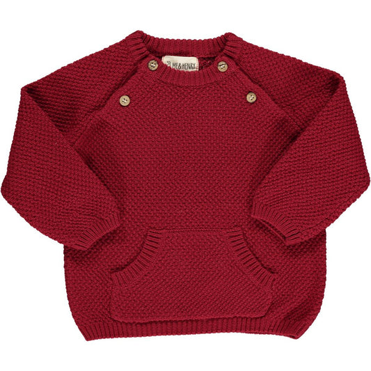 Me + Henry Morrison Baby Sweater - Red