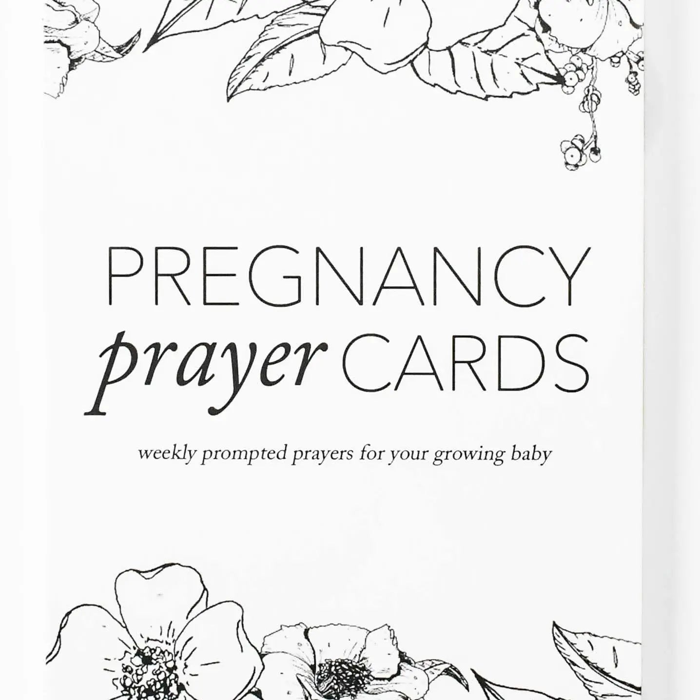 Pregnancy Prayer Cards - Expecting Mom Gift & Announcement