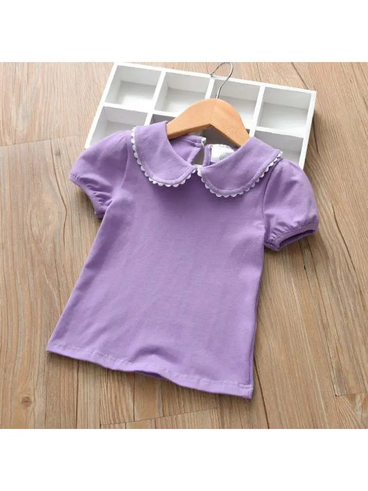 Scalloped Collar Shirt