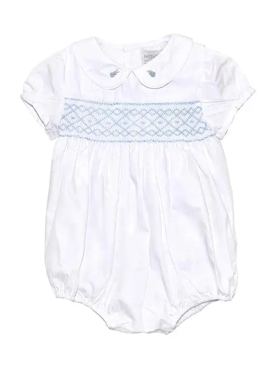 Smocked Bubble Romper, Hand Made Bubble Romper