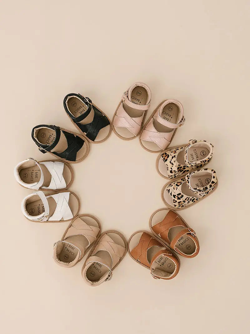 Split-Soled Leather Baby Sandals