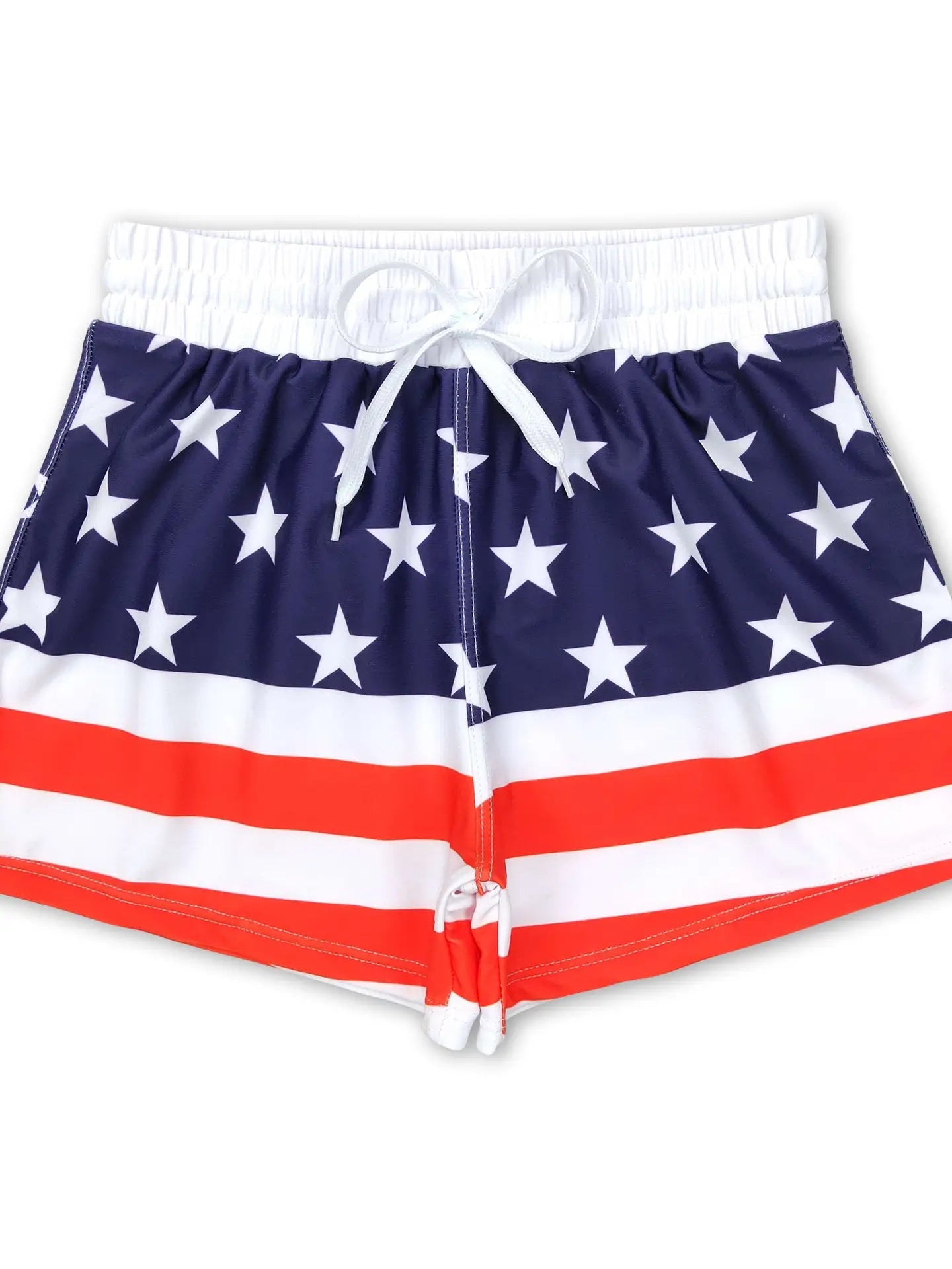 Stars Stripe 4th of July Swim Trunks