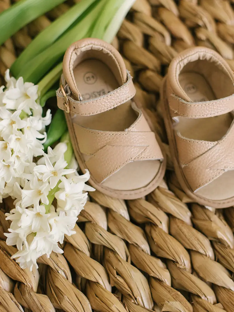 Split-Soled Leather Baby Sandals