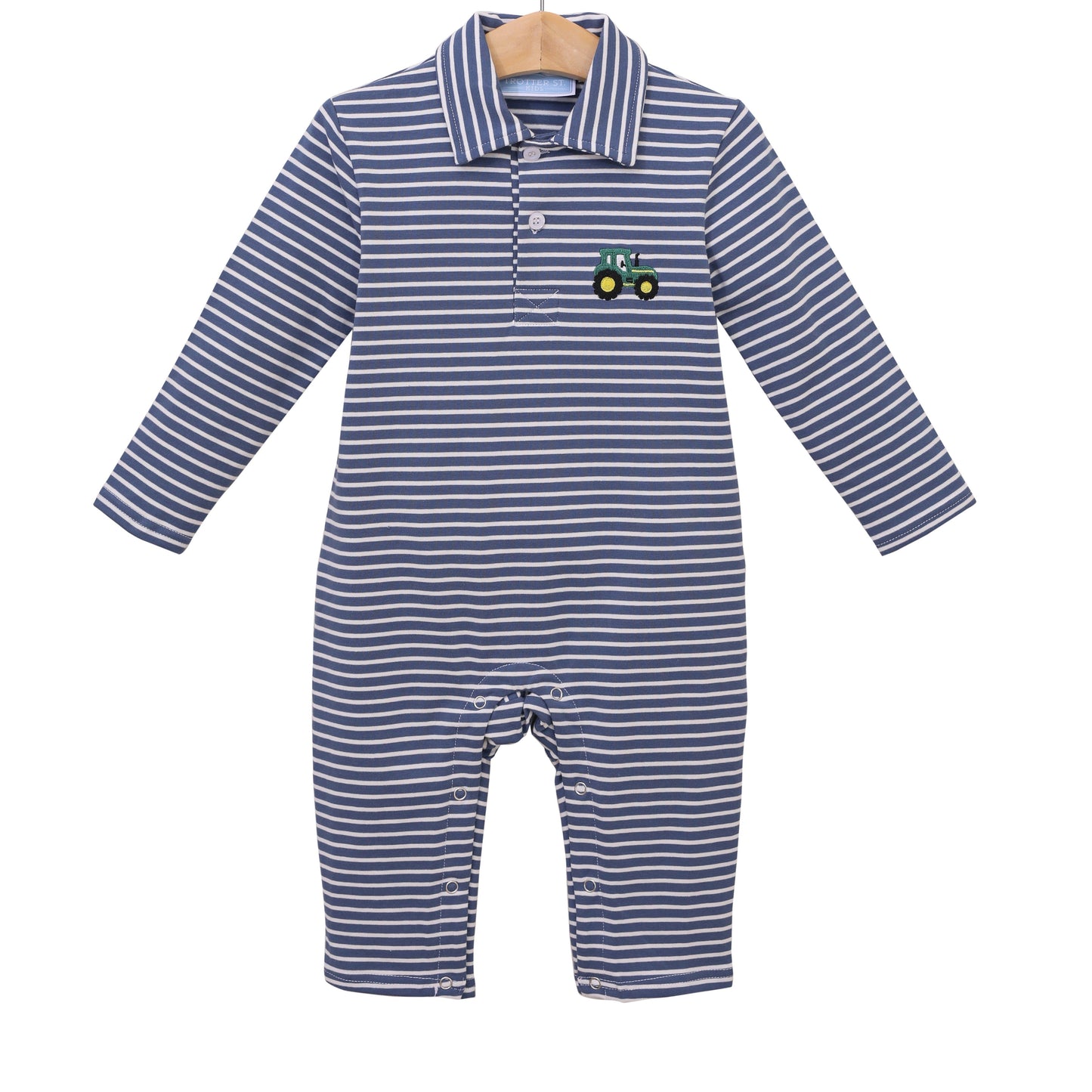 Trotter Street Kids Tractor Polo Romper