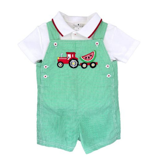 Petit Ami Watermelon Sunsuit