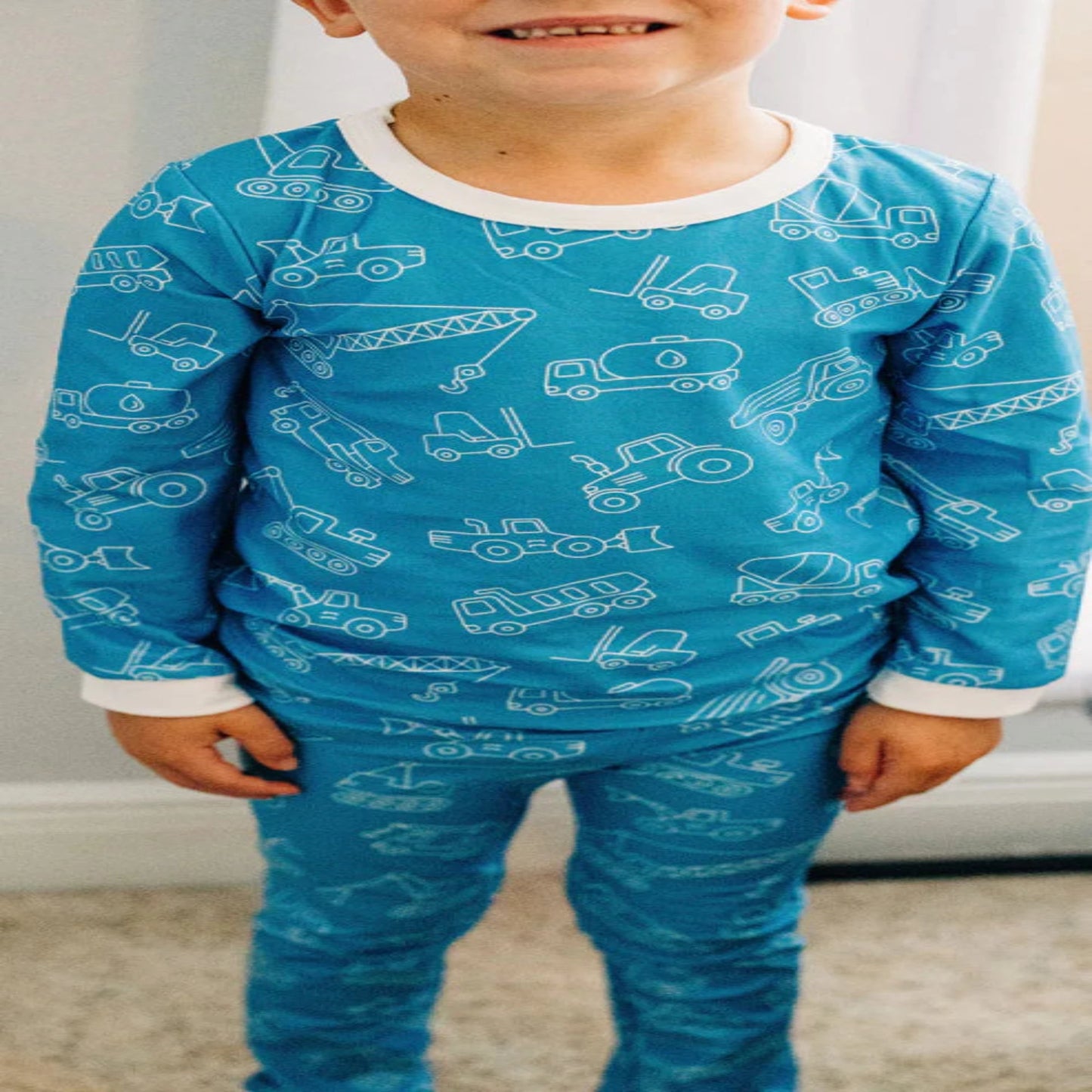 Sugar Bee Clothing Construction Buttflap Pajamas