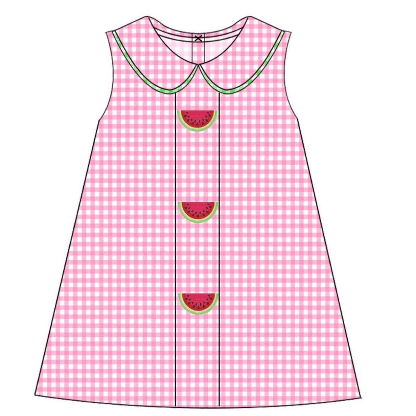 Watermelon Trio Dress